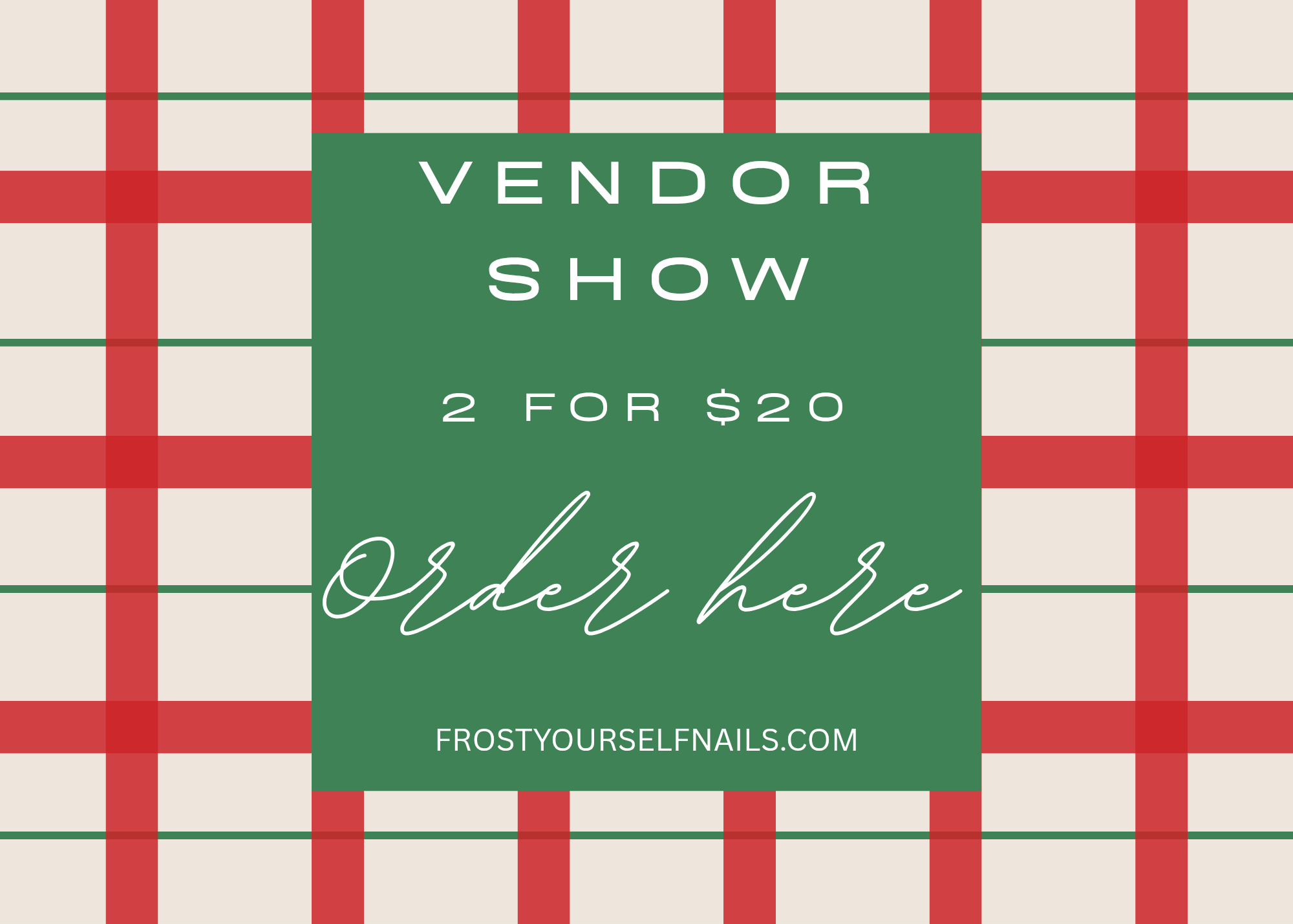 VENDOR SHOW SPECIAL!!!